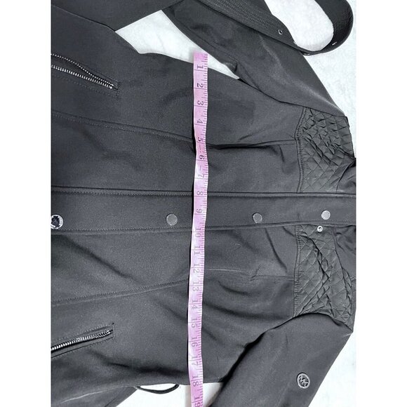 Michael Michael Kors black hooded belted womens size medium - Picture 5 of 7